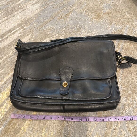 VTG coach station briefcase black made in New York in great shape for age - Picture 13 of 15